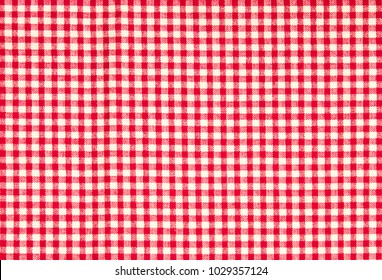 Red Firebrick Gingham Pattern Texture Background