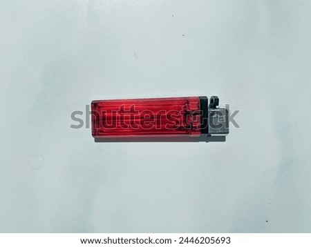 red firestarter on white background