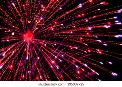 Red Fireworks