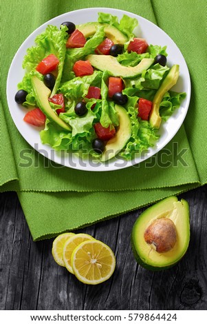 Similar – Strawberry, Avocado, Lettuce Salad