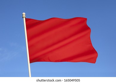 Red Flag Of Danger