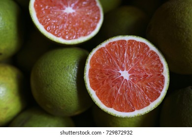 Red Fleshed Cara Cara Navel Orange - Fruits Close Up 