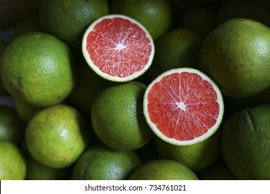 Red Fleshed Cara Cara Navel Orange - Fruits Close Up 