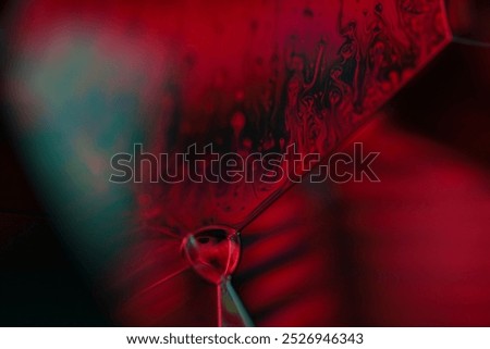 Red fluid pattern, fluid background, plasma, fluid movement, red sphere, dark gloomy background, smooth moving