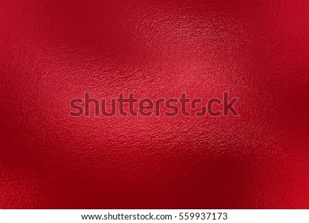 Red foil paper decorative texture background. Close up
