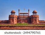 Red fort in Delhi is a historical monument and a tourist attraction 