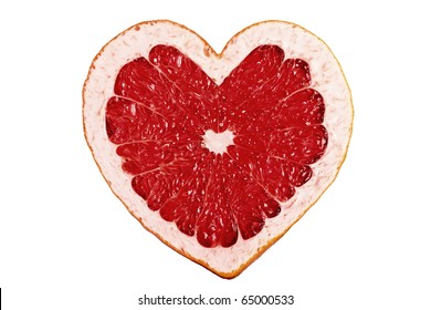 Red Fruit Heart