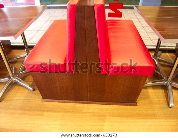 Red Funky Cafe Interior Stock Photo Edit Now 650273