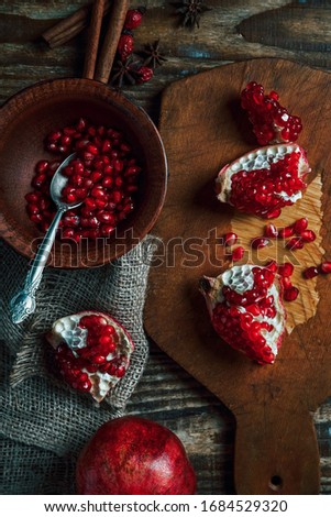 Similar – Image, Stock Photo pile of baked cake with cherry