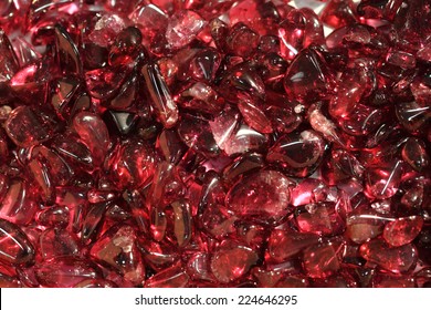 Red Garnet Mineral Background