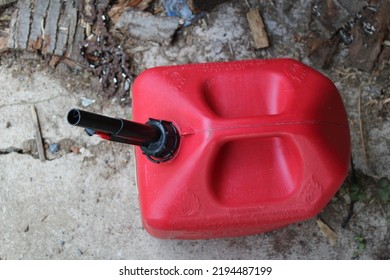 Red Gas Can In Shop