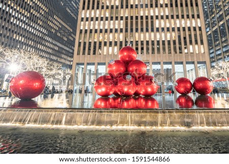 Image, Stock Photo giant Christmas tree