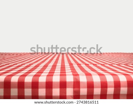 Red gingham tablecloth seamless pattern background
