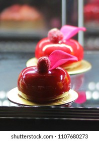 Red Glazed Cake