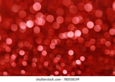 Red glitter bokeh light abstract Christmas background  - Shutterstock ID 780558199