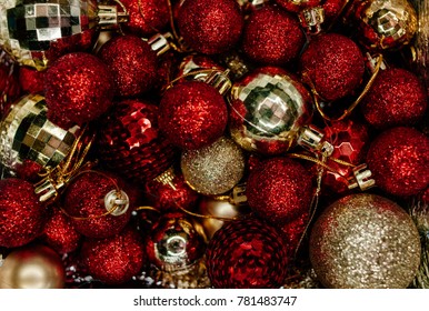 a lot of red and gold christmas tree decorations christmas motifs new year tree - Red And Gold Christmas Decorations a lot of red and gold christmas tree decorations christmas motifs new year tree - Red And Gold Christmas Decorations