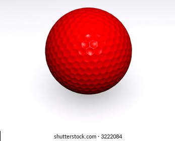 Red Golf Ball