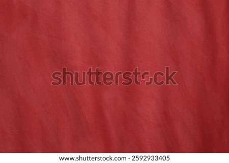 Red grain texture  paper empty blank wall. Abstract copy space neutral grunge background.