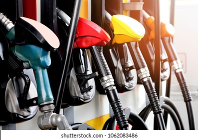 red green yellow orange color fuel gasoline dispenser  background
