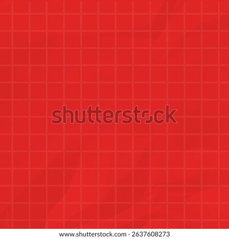 red grid paper background texture for social media post