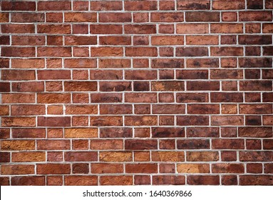 Red grunge brick wall, abstract background texture with old dirty and vintage style pattern - Shutterstock ID 1640369866