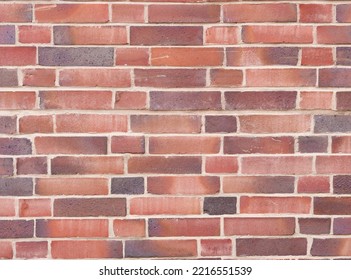 Red Grunge Brick Wall Texture Background