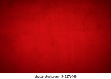 Red Grunge Wall Background.