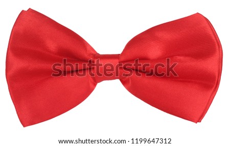 Red hair bow tie or necktie 