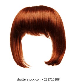 Red Hair Isolated