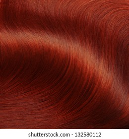 Red Hair Texture. High Quality Image.