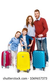 family suitcases