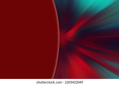 red half circle pattern on red and green gradient color line and speed motion background, banner, template, copy space          