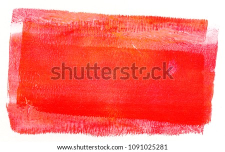 Red hand printed texture