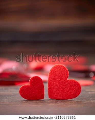 red heart, festive background for february 14, valentines day