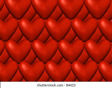 Red Hearts background