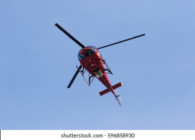 Red White Helicopter Aviation Agusta Westland Stock Photo (Edit Now ...