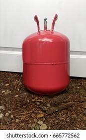 Red Helium Canister.