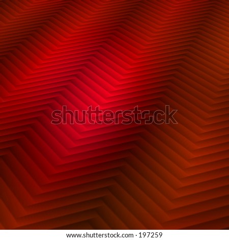 Red herring-bone stripe pattern