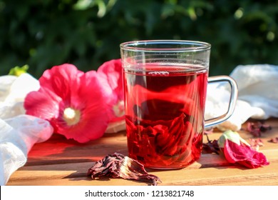 Red Hibiscus Tea Crocade Stock Photo 1213821739 | Shutterstock