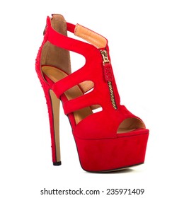 Red High Heel Women Shoes On Stock Photo 235971409 | Shutterstock