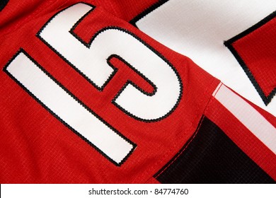 Red Hockey Jersey