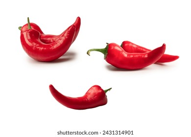 Red hot chili pepper isolated on a white background.  - Powered by Shutterstock