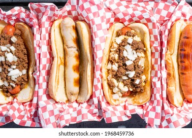 Red Hot Dog, Coney Island Dogs, And Authentic New York Hot Dogs And Sausage. 