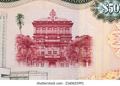 Red House - Parliament Building From Money Of Trinidad And Tobago - Dollar