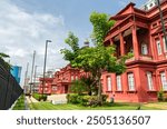 The Red House, the seat of Parliament of Trinidad and Tobago in Port of Spain. Trinidad and Tobago is the southernmost island country in the Caribbean