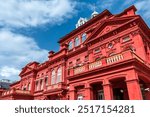 The Red House, the seat of Parliament of Trinidad and Tobago in Port of Spain. Trinidad and Tobago is the southernmost island country in the Caribbean