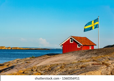 Red House In Sweden