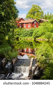 Red Houses In Västmanland, Sweden