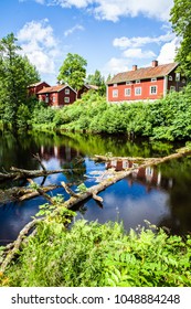 Red Houses In Västmanland, Sweden