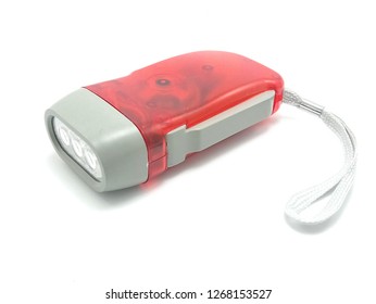 Red Induction Mechanical Flash Light Stock Photo 1268153527 